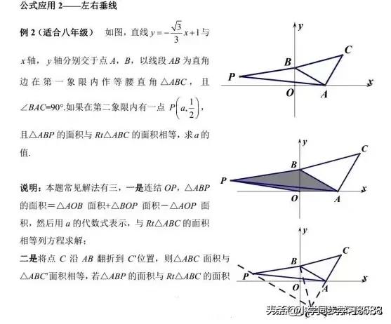 求三角形的面积是几何题中常见问题之一 可用的方法也比较多 比如面积公式 割补 等积变形 三角函数甚至海伦公式 本文介绍的方法是在函数问题中常用的一种求 面积的方法 铅垂法 可有效破解三角形面积有关综合性难题 懂车帝