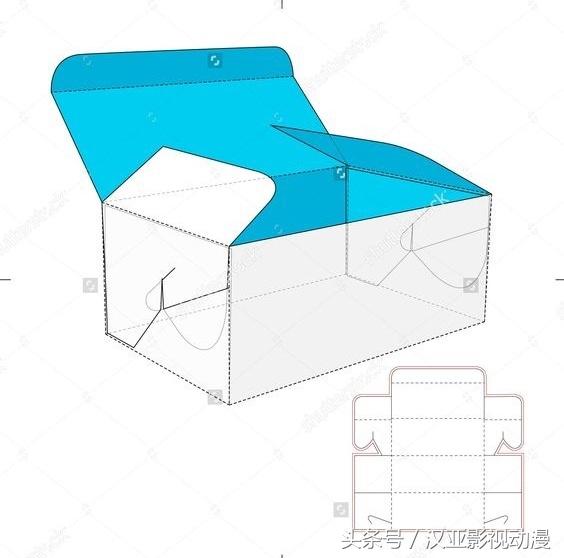 不同类型的盒型包装设计展开图，转需收藏(图8)