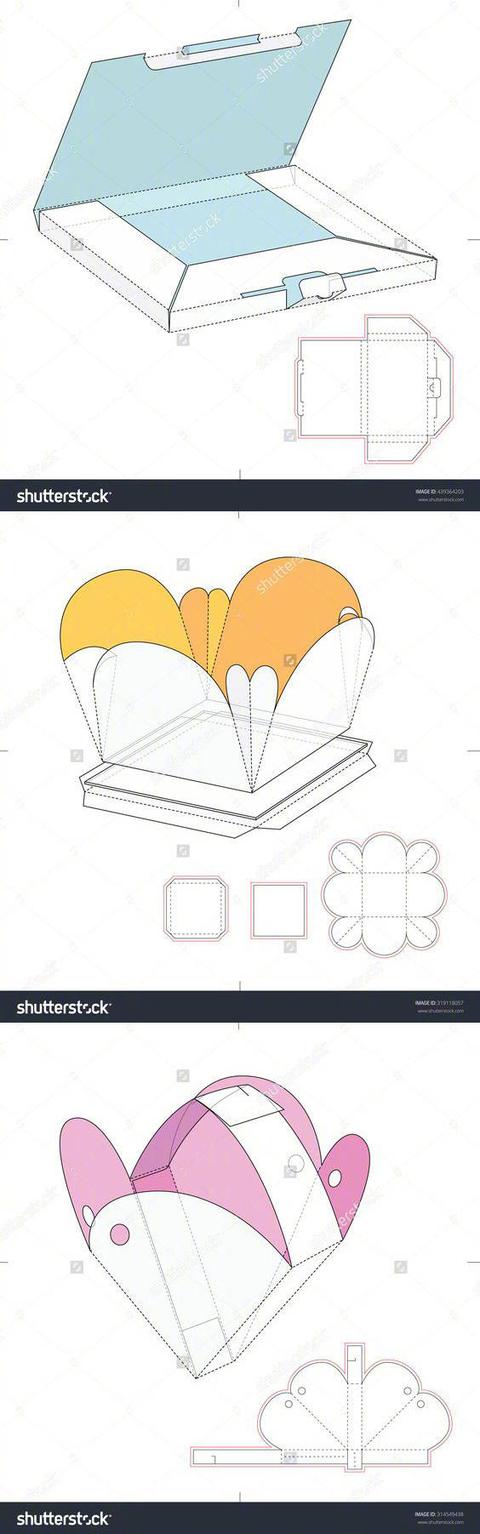 很全的盒型包装设计展开图，需要的可以收了～(图6)