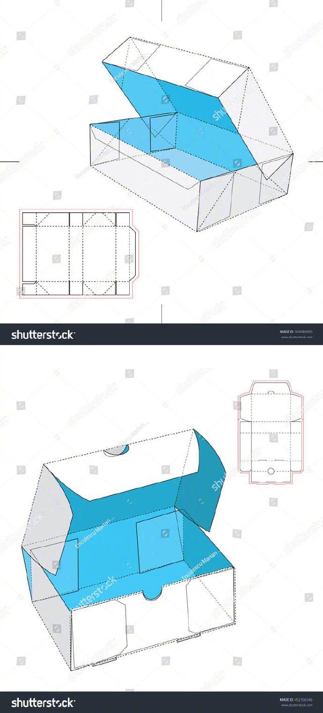 很全的盒型包装设计展开图，需要的可以收了～(图8)