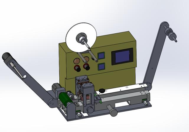 电子元件包装机构3D图纸 Solidworks设计(图2)