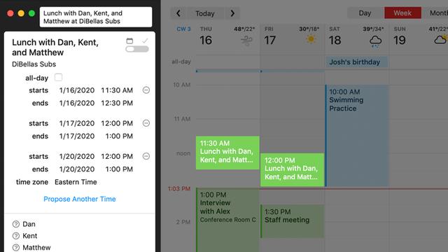 macOS必备软件之高颜值日历「Fantastical」
