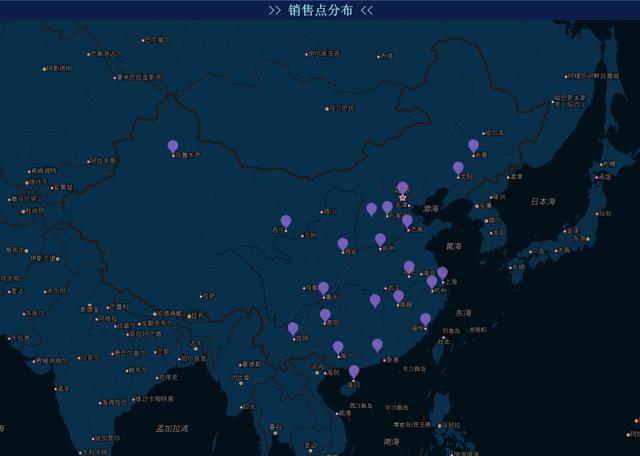 用好这些地图效果，让可视化大屏秒变酷炫
