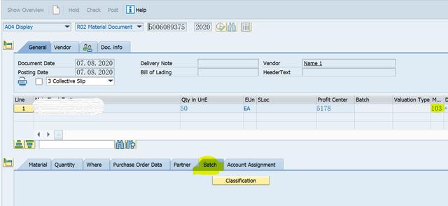 SAP MM 移動型別101與103+105組合混用？