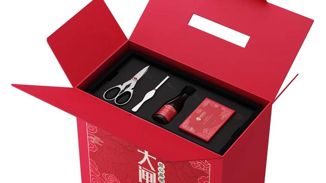 包装 | 中国风大闸蟹礼盒包装设计，红红火火(图5)