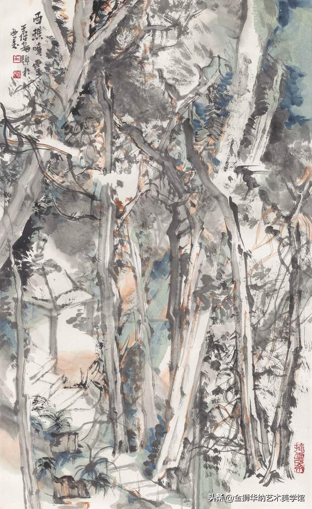 当代水墨名家王保安先生优秀作品（黄山等地写生）赏析系列《三》