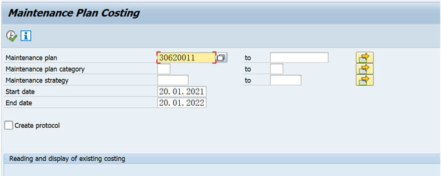 SAP PM 入門系列之19 - IP31 Maintenance Plan Costing