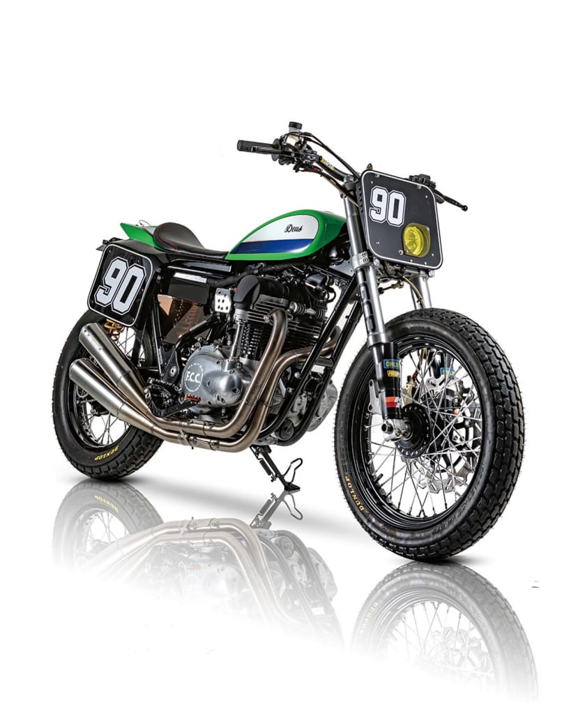 川崎经典w800改装flattracker风格