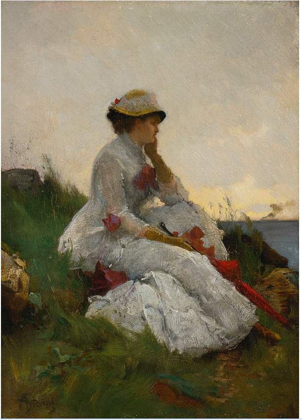 比利时史蒂文斯——穿东方服饰的洋美人