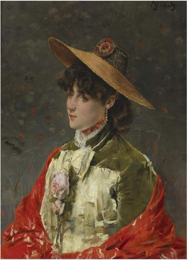 比利时史蒂文斯——穿东方服饰的洋美人