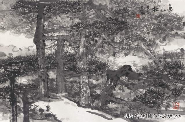 当代水墨名家王保安先生优秀作品（黄山等地写生）赏析系列《三》