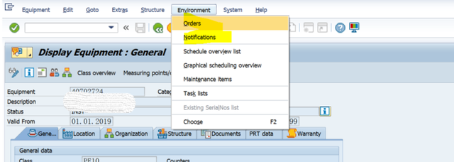 SAP PM 入門系列2 - IE03顯示裝置主資料