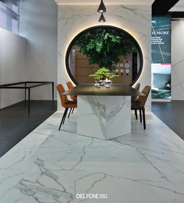 450㎡藝術(shù)巖板展館，兼具經(jīng)典與時尚！(圖4)