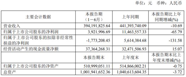 开开实业2020年上半年净利下滑 国内外服装订单大幅减少