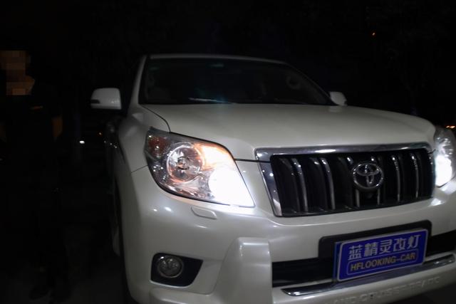 丰田普拉多丰田普拉多丰田普拉多丰田普拉多远光位改led大灯灯后远近
