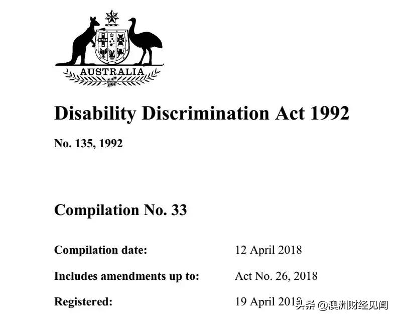 在澳洲为何经常会遇到残疾人？