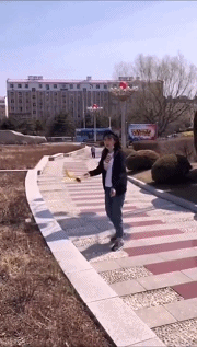 很是搞笑的动图：这飞机这样对妹子，有点不正经了！