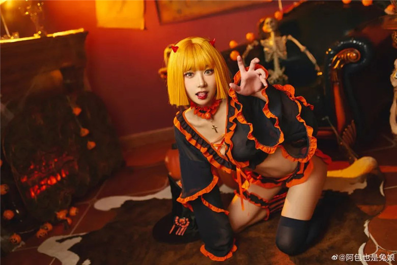 阿包也是兔娘图包合集精选丨万圣节小女巫