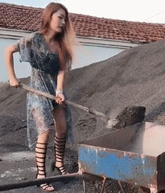 爆笑动图GIF：世界上最可怕的秋千