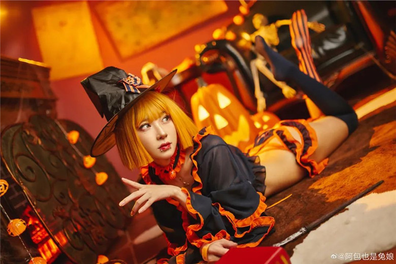 阿包也是兔娘图包合集精选丨万圣节小女巫