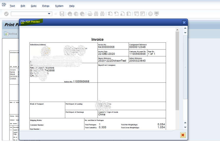 SAP SD 以PDF格式顯示BILLING的輸出格式