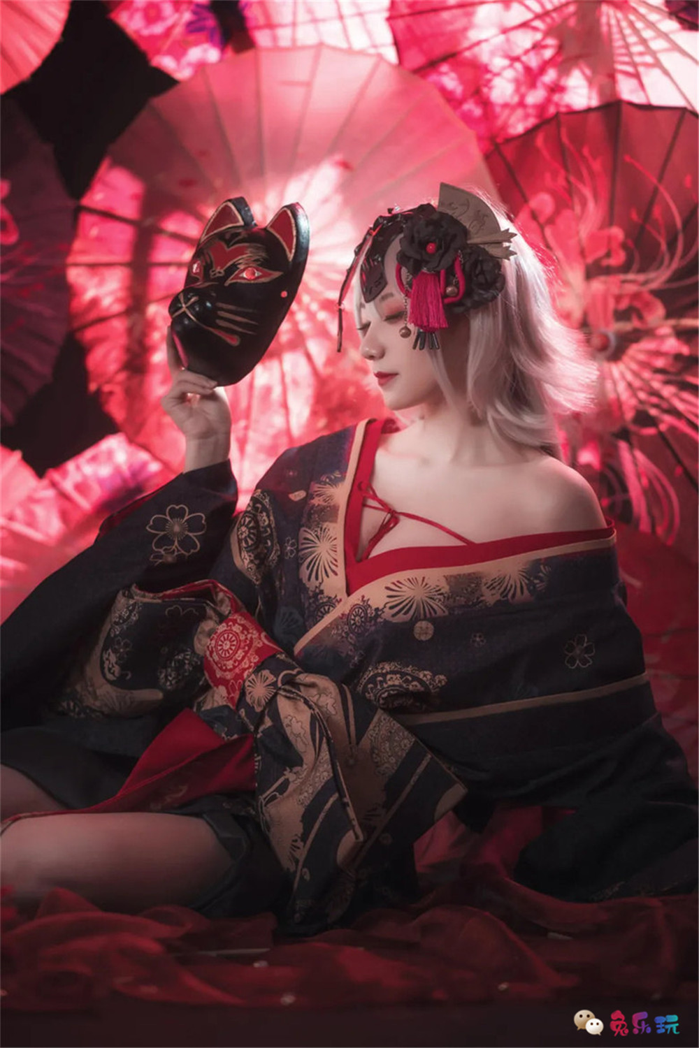 墨灼灼灼灼图包合集精选丨Fate Grand Order·黑贞·花魁