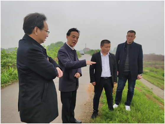 刘大平检查湘潭县防汛备汛工作