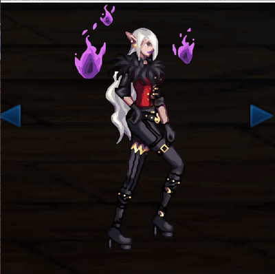 dnf多gif动图展示暗夜使者个性武器幻化推荐