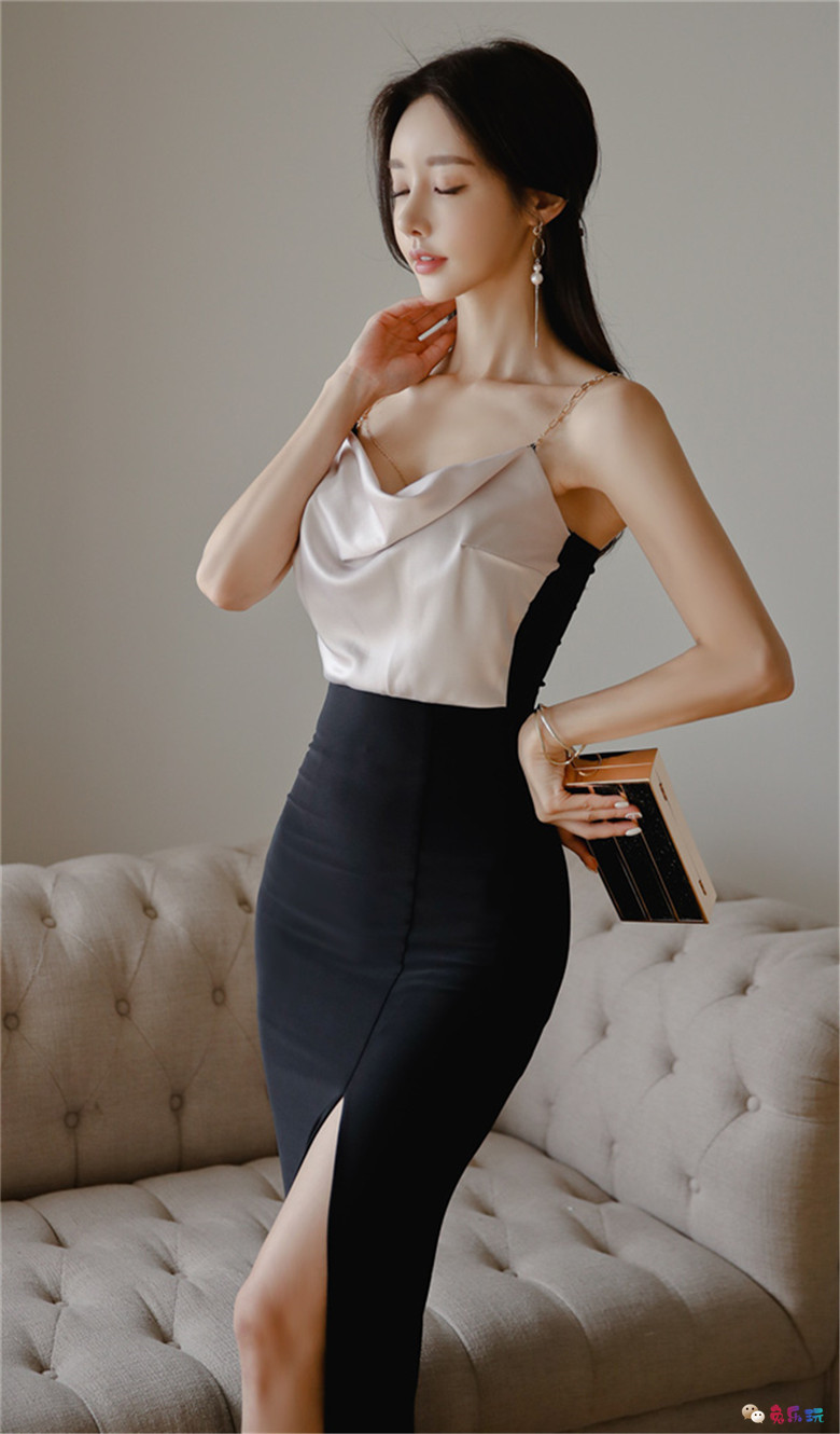 孙允珠丨杜鹃迷情浅紫涟漪丝绒晚礼裙