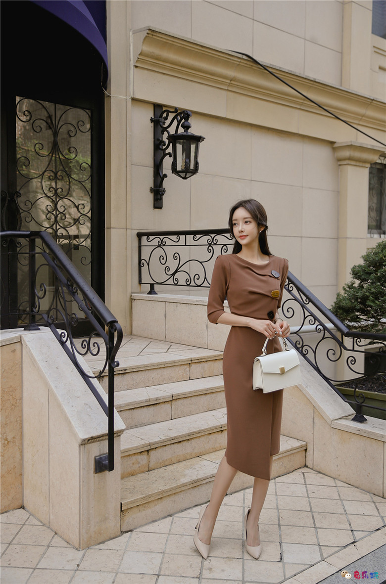 孙允珠丨洛可可秋枫古铜经典巴黎风衣