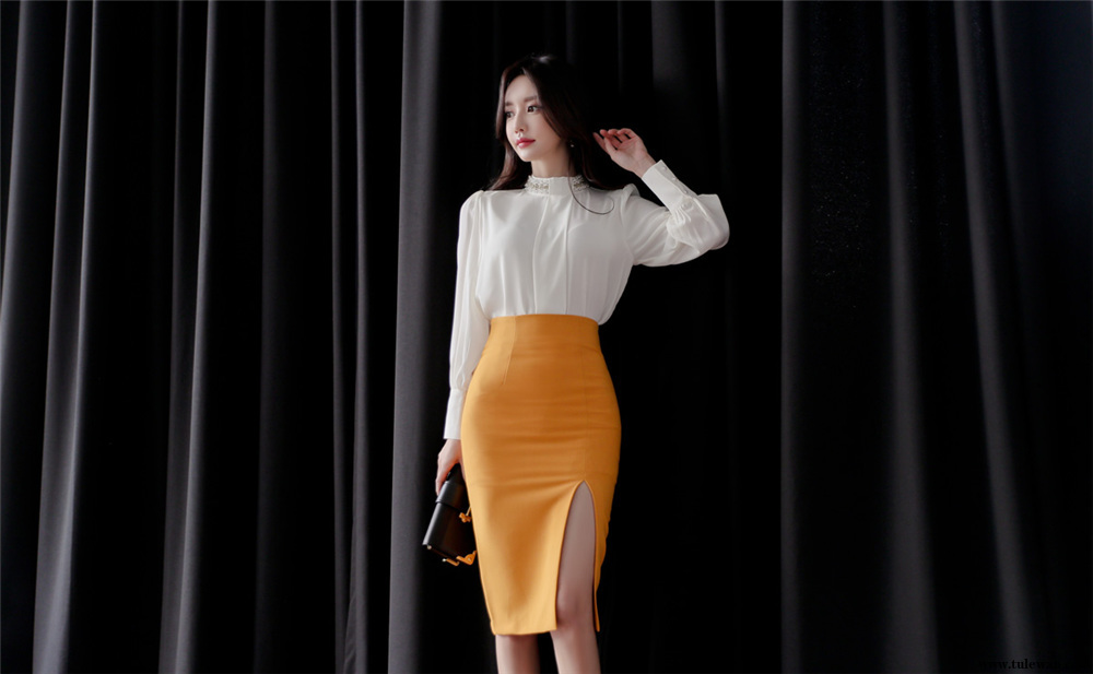 孙允珠丨费加罗白雪北欧宫廷高雅衬衫