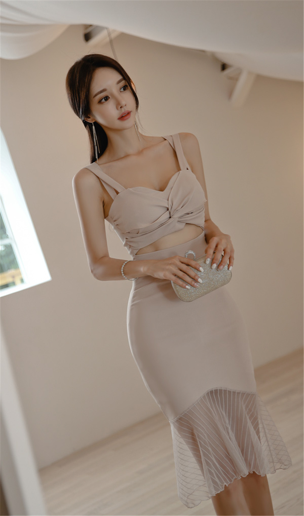 孙允珠丨萤火桔梗芦花秋月凤凰晚礼裙