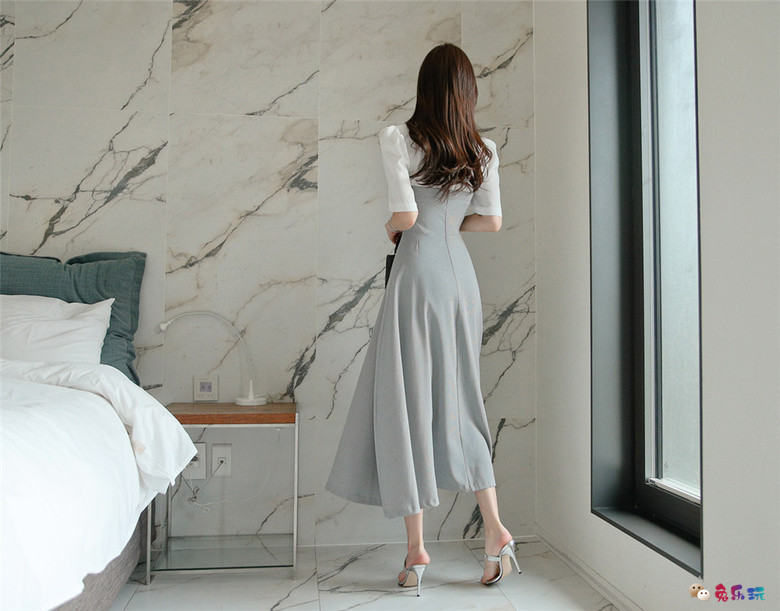 孙允珠丨田纳西俏皮青春高腰百褶长裙