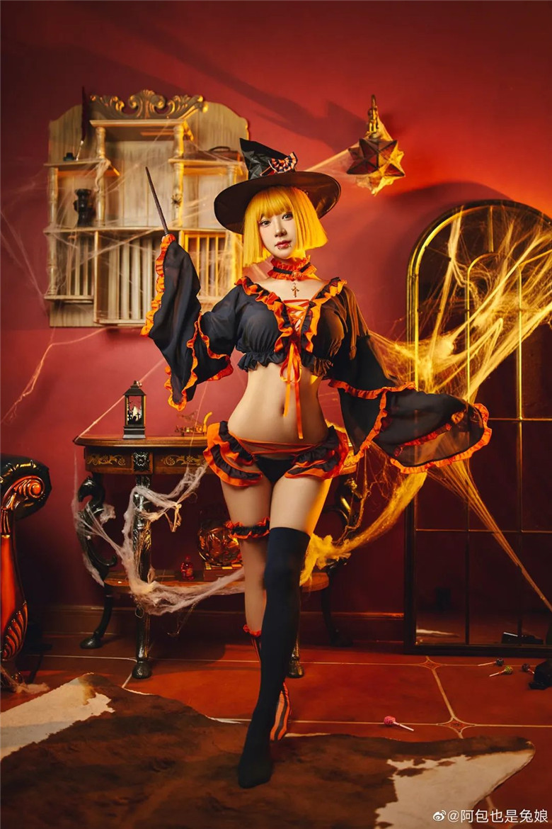 阿包也是兔娘图包合集精选丨万圣节小女巫