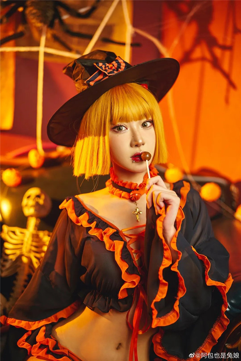 阿包也是兔娘图包合集精选丨万圣节小女巫