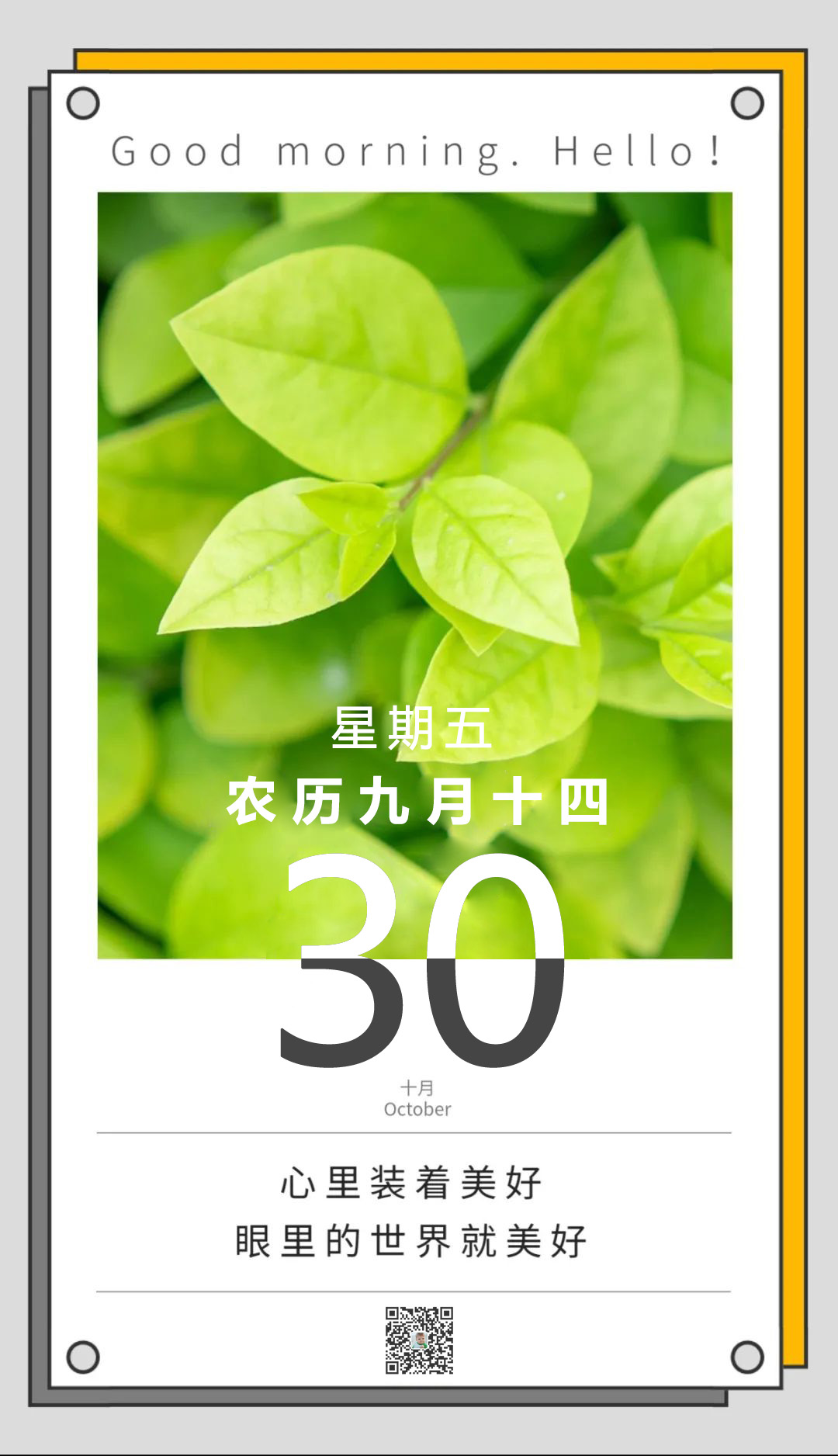 正能量奋斗早上好问候语图片语录