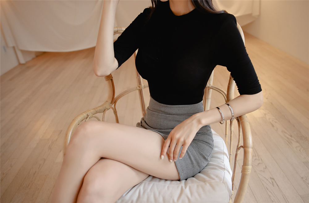 孙允珠丨芝华士纯酿小资绅士黑麦衣裙