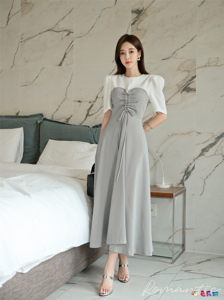 孙允珠丨田纳西俏皮青春高腰百褶长裙